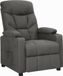 Maison Exclusive - Fauteuil relax, gris foncé, rembourré