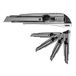 D.RECT - 5 stuks 2045 cuttermessen met metalen geleiding lemmet 18 mm tapijtmes universeel mes professioneel mes
