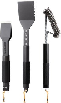 Boretti Barilo 3-delige BBQ Set - RVS - Antraciet