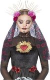 Smiffys Deluxe Sunburst Day Of The Dead Haarband - Multicolours