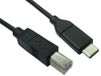 RS PRO USB-kabel, USB C/USB B, 2 m USB 2.0 zwart
