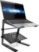 Pyle Draagbare en Verstelbare Laptopstandaard – Voor Monitor of Bureau 16-28 cm – Met Opbergrek – In Hoogte Verstelbaar – Voor DJ, Gaming, Thuis of Kantoor