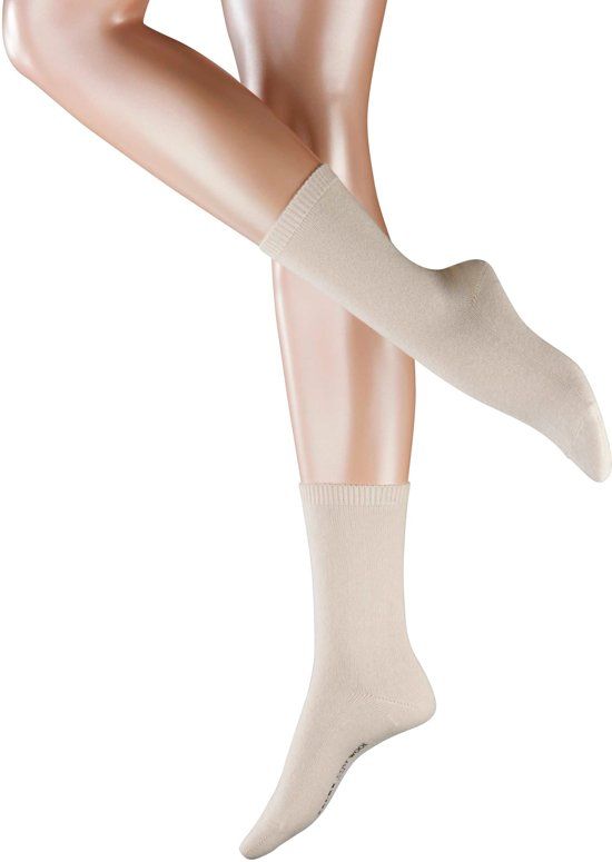 Falke Cosy Wool Damessokje 47548 - Bruin, Ivoor - 39-42