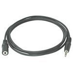 C2G 2m 3.5mm Stereo Audio Extension Cable M/F Zwart