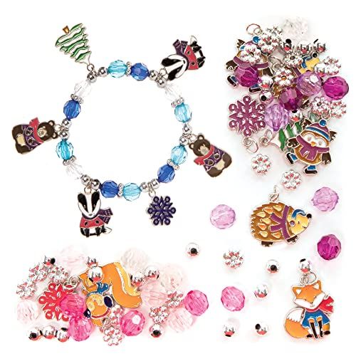 Baker Ross FC283 Winter bos kralen armbandsets voor kinderen - Set van 3