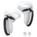 AMZDM Controller Grip voor Oculus Meta Quest 2 Accessoires Grips Cover voor VR Touch Controllers Covers Protector met Antislip Joystick Covers 1 Paar (Grijs)
