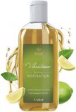 Vibratissimo 'Inspiration': massageolie, liefdesolie, lichaamsolie met een limoengeur
