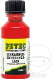 Petec Peinture Arrêt de vis 20Ml rouge