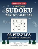 Christmas Sudoku Advent Calendar: 96 Large Print Sudoku Puzzles for Adults and Seniors