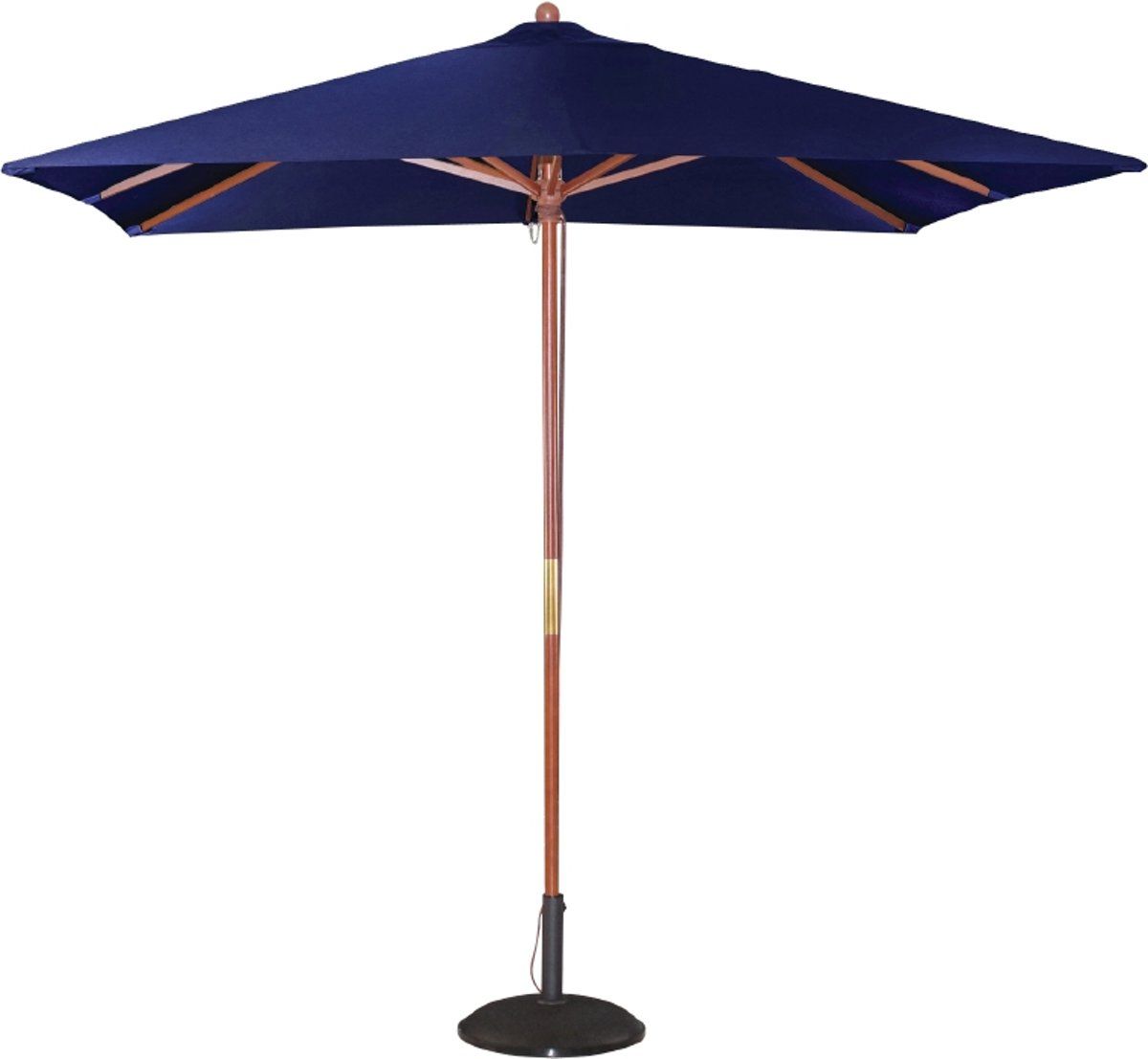 Bolero Vierkante Donkerblauwe Parasol 2,5 Meter GH991