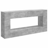 vidaXL Wandtafel Beton Grijs 155 x 29 x 74 cm Geconstrueerd hout