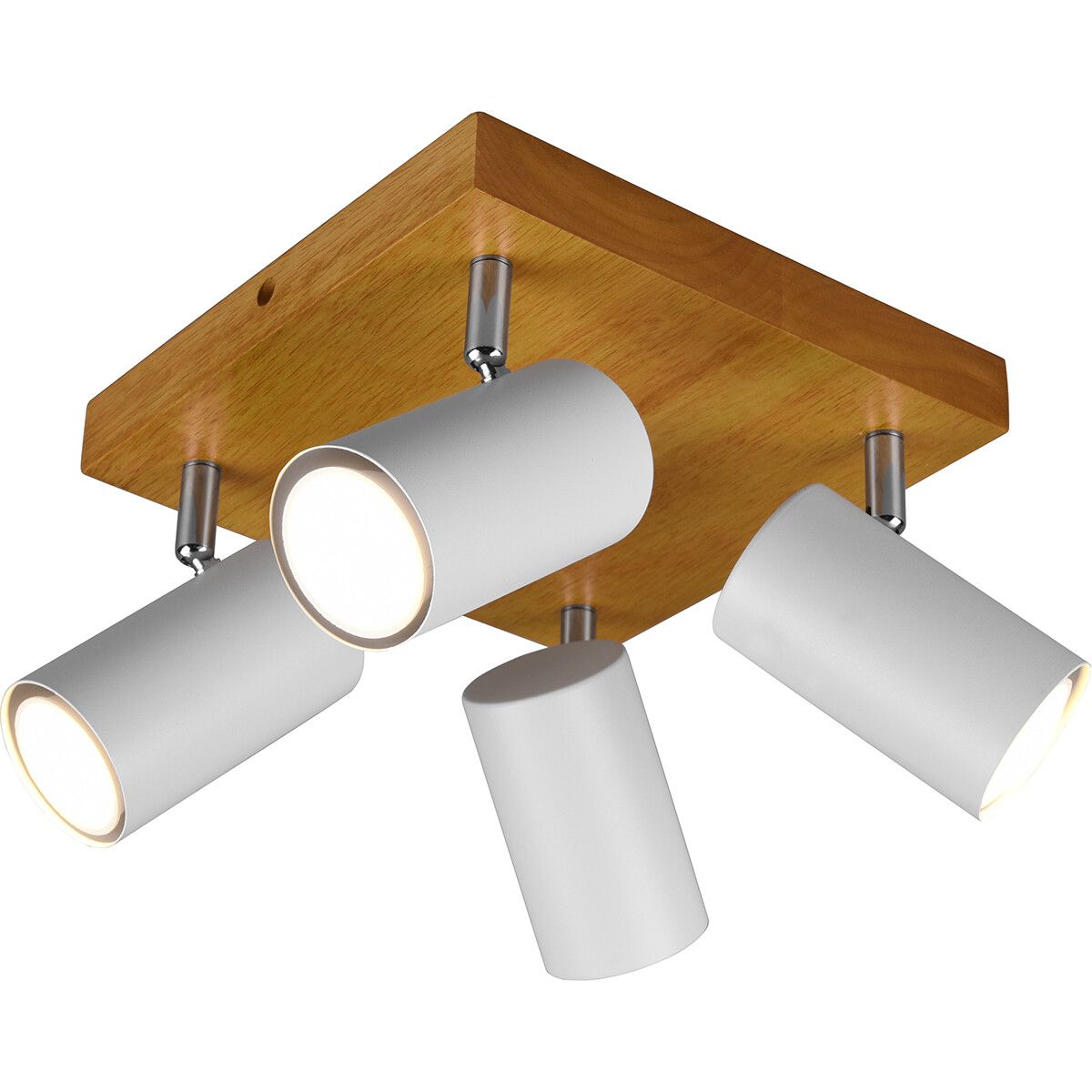 BES LED Trion Milona LED Plafondspot - GU10 - 4-lichts - Rond - Wit