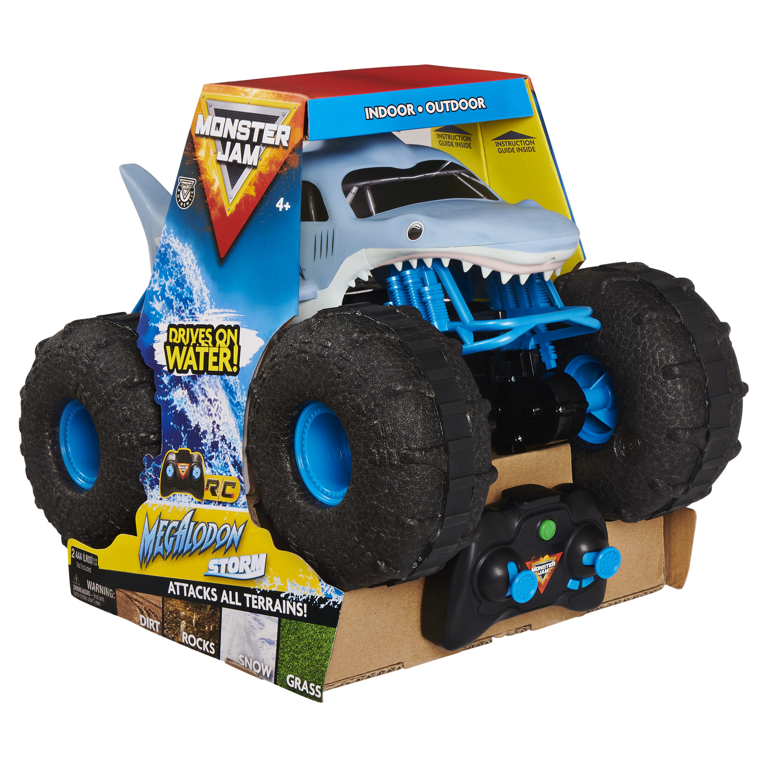 Spin Master Monster Jam RC - Megalodon Storm - Schaal 1:15 - 2,4 GHz -Speelgoedvoertuig