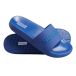 Superdry - Vegan badslippers met logo - Heren - Elite Blue