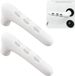 RUIJINGER Housse de poignée de porte en silicone - blanc - 2 pièces