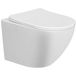 Xellanz Nibiru toilet sans bride avec abattant de toilette - Softclose et Quick Release - Blanc brillant