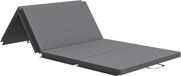 HOMCOM Tapis de gymnastique pliable 180 x 80 x 5 cm - Tapis de sol épais pour yoga avec poignée pour fitness, Pilates et MMA
