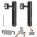 Neewer 2 Pack Draaibare Zijhandgreep/Top Handvat Alleen voor iPhone 16 15 Pro Max Samsung S24 S23 Telefoonkooien, 1/4" Schroef & Anti Twist Pin voor Telefoon Stabilizer Video Rig Video Opname Filmen