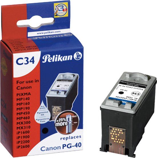 Pelikan C34 inktcartridge Zwart