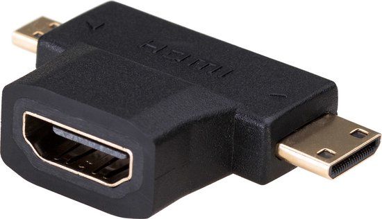Akyga AK-AD-23 - HDMI miniHDMI / microHDMI Adapter - Zwart