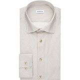 Seidensticker Chemise ajustée grise, imprimée