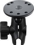 RAM Mount Klemarm Kort met Ronde Basis en B-Kogel (25 mm)