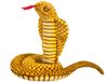 Lean toys mascotte Snake King Cobra geel 100 Cm