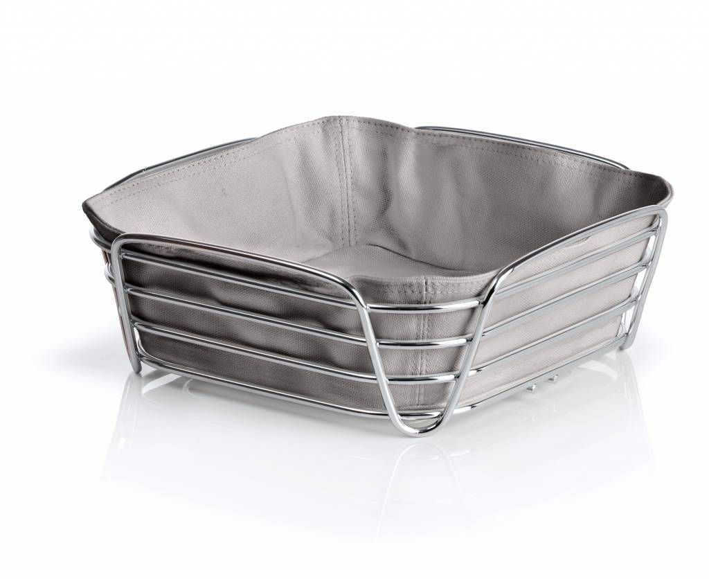 Blomus Delara - Broodmand - Vierkant - Staal - 25 x 25 x 9.5 cm