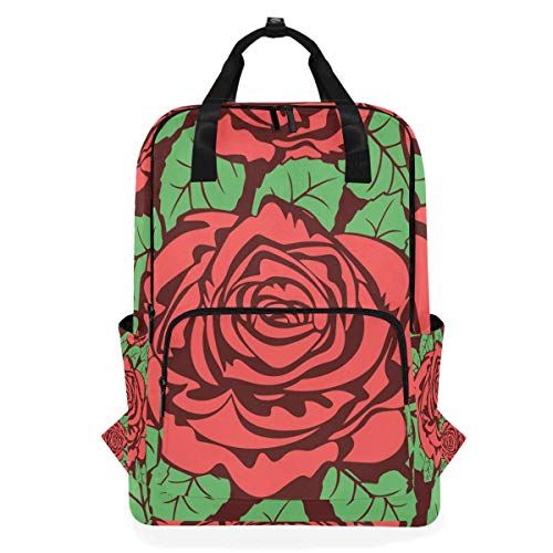 MONTOJ Travel Rugzak Rozen Flower School Rugzak - 4793866829408