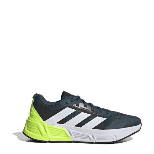 adidas Performance Questar 2 - Hardloopschoenen - Heren - Donkerblauw/Wit/Geel