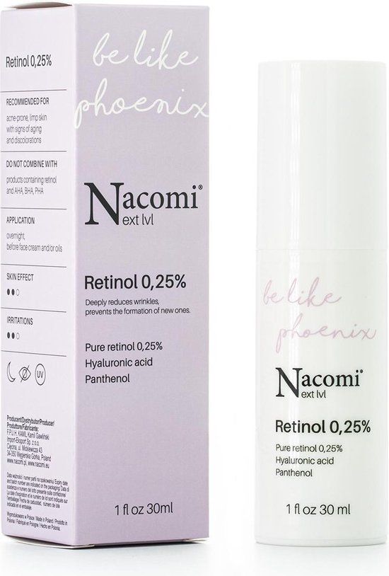 Nacomi Be Like Phoenix Retinol Serum 0,25% 30ml.