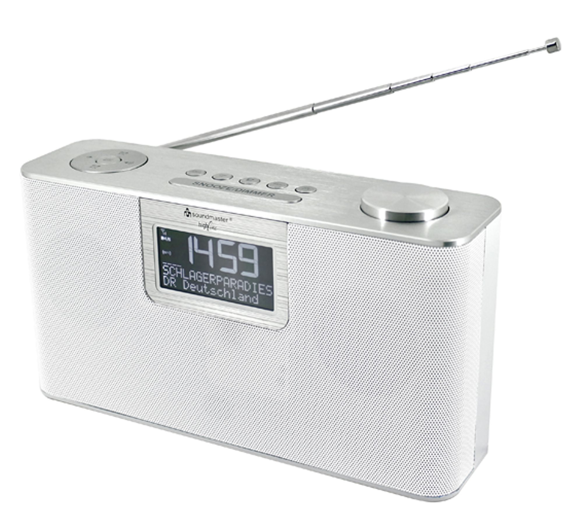 Soundmaster DAB700WE - DAB+/FM Radio - Bluetooth - Zilver/Wit