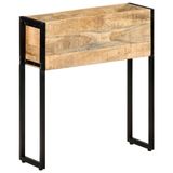 VidaXL Jardinière en manguier et acier 60x20x68 cm