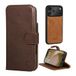 TORRO Housse en cuir 2-en-1 pour iPhone 18 Pro/17 Pro, Marron foncé