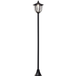 Lampadaire extérieur avec 6 LED, allumage automatique, étanche