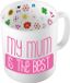 Bellatio Decorations Cadeau koffie/thee mok voor mama - roze - keramiek - 300 ml - Moederdag
