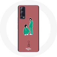 Maniacase Hoesjes voor Vivo Y72 Inktvis Spel Ji Yeong Nummer 240 En Kang Sae Byeok Nummer 067