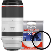 Canon RF 100-500mm f/4.5-7.1L IS USM Lens + Hoya UV Filter