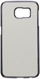 LD Case A000107 beschermhoes voor Samsung Galaxy S6 G920, carbon-look, wit