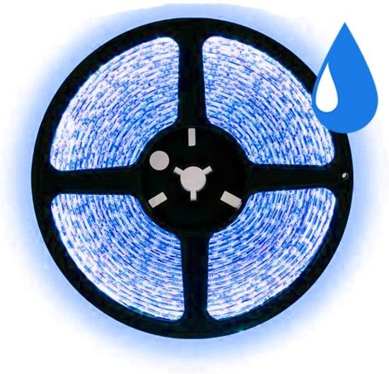 ABC-LED 7,5 meter led strip blauw waterproof - IP68 - 60Leds/m - 3528