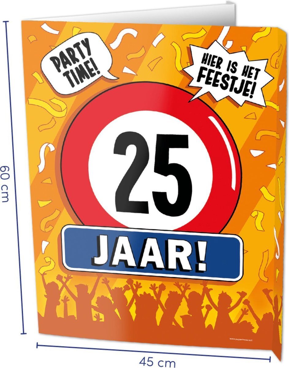 - Uithangbord - Window signs - 25 jaar