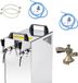 HAJUS AG Set complet - Tireuse à bière - Kontakt 40/K 2 robinets Inox, 50 litre/h, Tireuse domestique avec pompe à membrane
