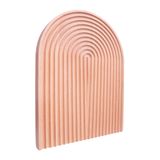 QUVIO Decoratieve regenboog tray - Groot - Hout - Bruin