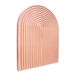 QUVIO Decoratieve regenboog tray - Groot - Hout - Bruin