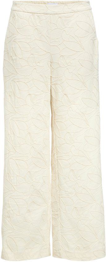 Object Broek Wide-leg White Sand