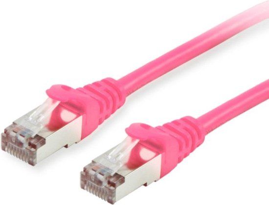 Equip 605584 RJ45 Netwerkkabel, patchkabel CAT 6 S/FTP 5.00 m Pink
