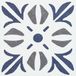 d-c-fix set van 6 tegelstickers voor wanden 15 x 15 cm Cubia blauw