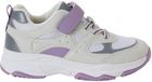 Vertbaudet Baskets à scratch et lacets élastiques enfant, Sport Bertha S, écru