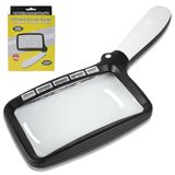 Kolamom Leesloep met licht voor senioren, inklapbare leesloep met 2 modi, dimbaar, 3 x handloep, groot voor senioren, vergrootglas met verlichting voor handwerk, horlogemakers, munten, postzegels