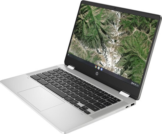 Chromebook x360 14a-ca0032nb, ChromeOS, 14", Intel® Pentium® Silver, 8GB RAM, 64GB eMMC, HD